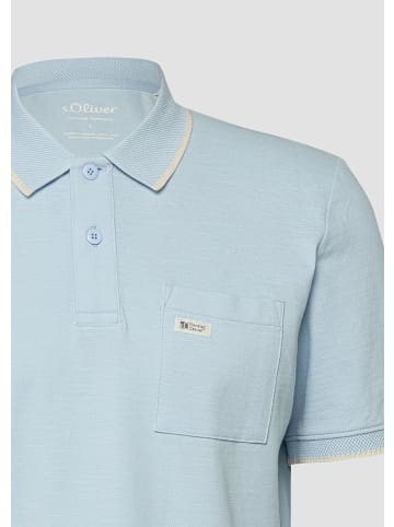 s.Oliver Polo-Shirt in 5007_hellblau
