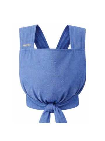 Hoppediz Puppenzubehör Puppentrage in blau melange