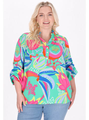 IZIA Women Plus Size Blouse in green