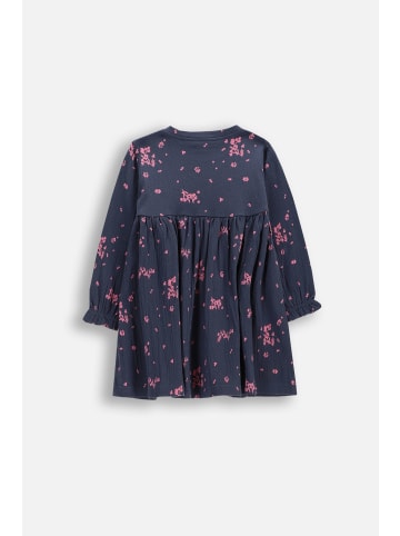 Coccodrillo Kleid mit langen Ärmeln in dunkelblau