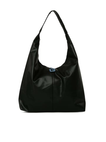 BAGmori Schultertasche in Schwarz