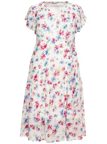 sheego by Joe Browns Chiffonkleid in weiß bedruckt