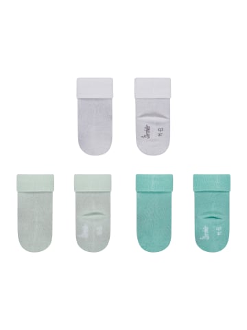 Sterntaler Baby Socken 3er-Pack uni in leuchtmint