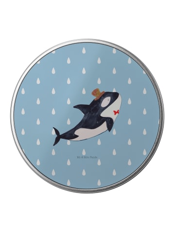 Mr. & Mrs. Panda Dose Orca Zylinder ohne Spruch in Blau Pastell