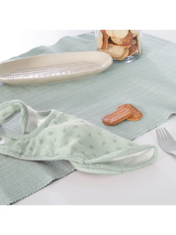 roba Organic 3er Lätzchenset 'Lil Planet' - Musselin - Bio-Baumwolle - Frosty Green