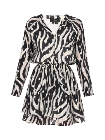 faina Kleid in Schwarz Weiss