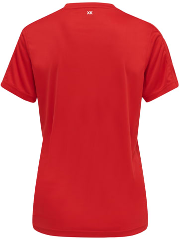 Hummel Hummel T-Shirt Hmlcore Multisport Damen Atmungsaktiv Schnelltrocknend in TRUE RED