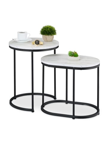 relaxdays 2-tlg. Satztisch-Set