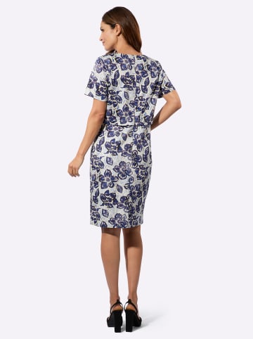 WITT WEIDEN Webkleid in royalblau-marine-bedruckt