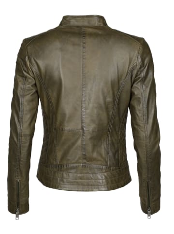 Maze Lederjacke Sally in grün