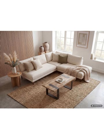 FineBuy Couchtisch in Braun / Mango / 100x50x38