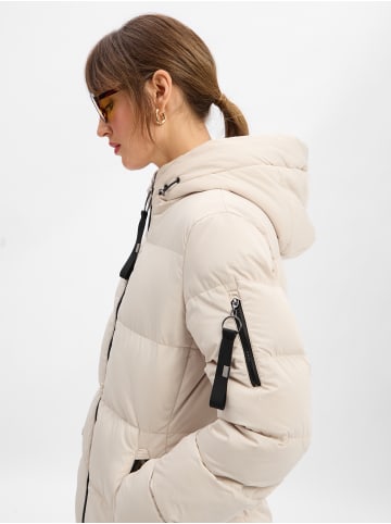 Marie Lund Steppmantel in kitt