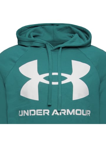 Under Armour Kapuzenpullover Rival Fleece Big Logo in gruen