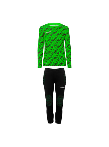 uhlsport  Torwart-Sets Progressive Junior in fluo grün/schwarz