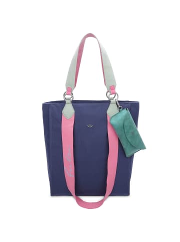 Fritzi aus Preußen Izzy02 Canvas Shopper Tasche 32 cm in navy