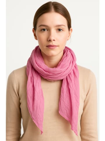 collezione alessandro Italienischer Schal " Unitoo " in pink