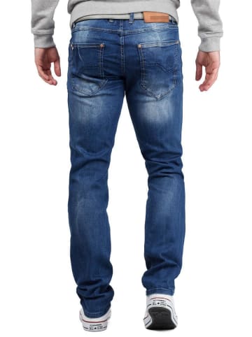 Cipo & Baxx Herren Regular Fit Jeans Stonewashed in Blue