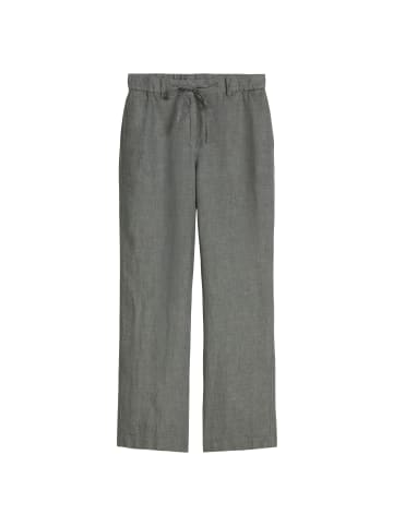 Marc O'Polo Leinenhose straight in Slate Grey Melange