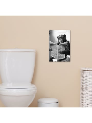 MuchoWow Poster mit Leiste Zeitung Affe  (BxH)