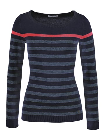 AJC Strickpullover in marine-indigo-pink