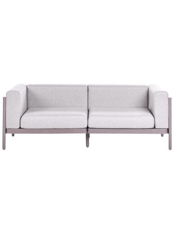 Beliani Gartensofa FERRETTI in Beige - (W) 187 x (H) 68 x (L) 73 cm