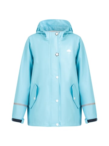 Schmuddelwedda Mädchen Regenjacke in Dunkelaqua-280