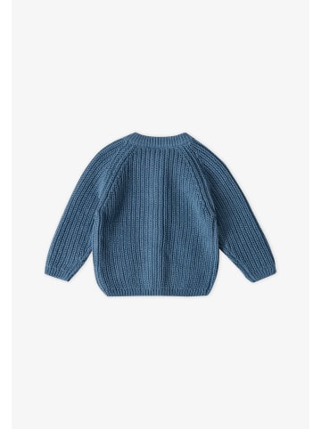 Stellou & friends Gerippter Strick-Cardigan in ocean blue