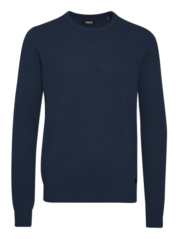 !SOLID Strickpullover SDKarl 21102378ME Strickpullover mit Perl-Strickmuster in Blau