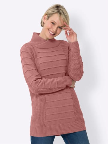 Sieh an! Longpullover in rosenholz