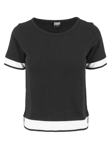 Urban Classics Mesh Tees in blk/wht