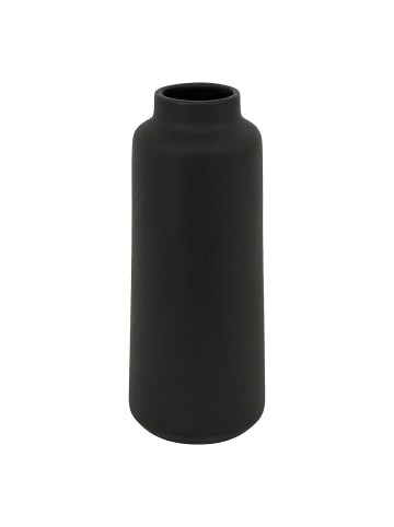 Atmosphera Créateur d'intérieur Keramikvase TILA in Schwarz, Ø 12 cm
