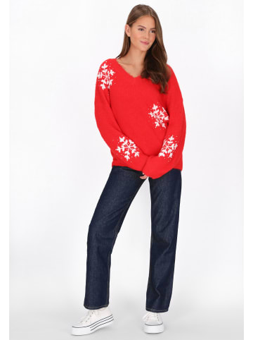 myMo Women Sweater in red