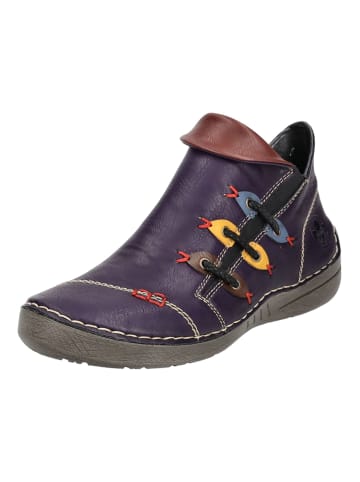 rieker Stiefelette in Aubergine