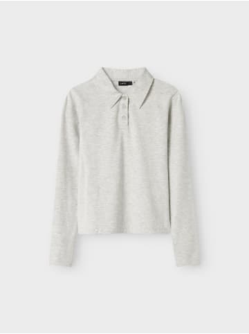 name it Poloshirt in Light Grey Melange