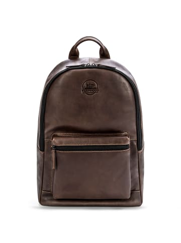 Farmhood Nashville Rucksack Leder 44 cm Laptopfach in dark brown 2