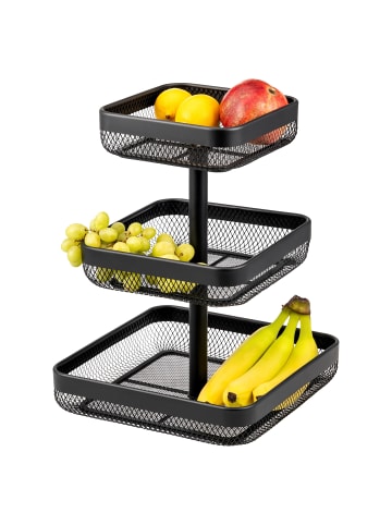 eluno 3-stöckige eckige Obstetagere