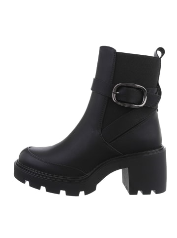 Ital-Design Stiefelette in Schwarz