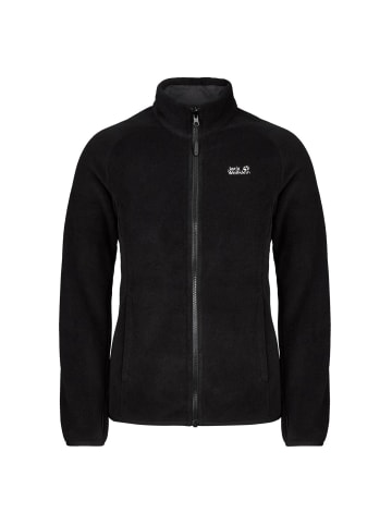 Jack Wolfskin Fleecejacke/unterjacke MOONRISE FZ W in Schwarz