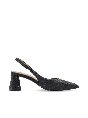 Bianco Slingbacks in BlackGlitter1