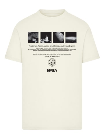 F4NT4STIC T-Shirt NASA Retro Photo Ad The Future Is Now in sand