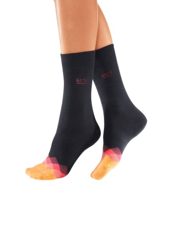 H.I.S Socken in schwarz