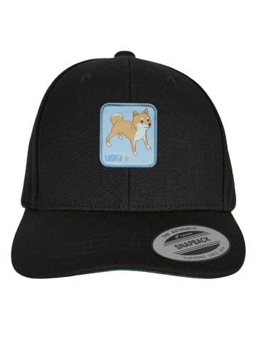 F4NT4STIC Snapback Cap Shiba Inu in schwarz