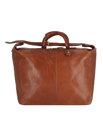 The Bridge Story Viaggio Weekender Reisetasche Leder 50 cm in marrone-braun