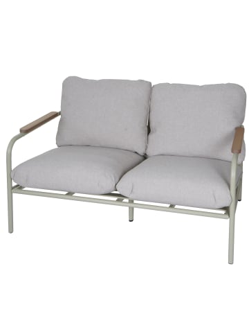 MCW Gartenbank O11, Hellgrün Polster beige
