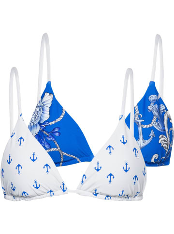 Seafolly Bikini Oberteil Ahoy in azure