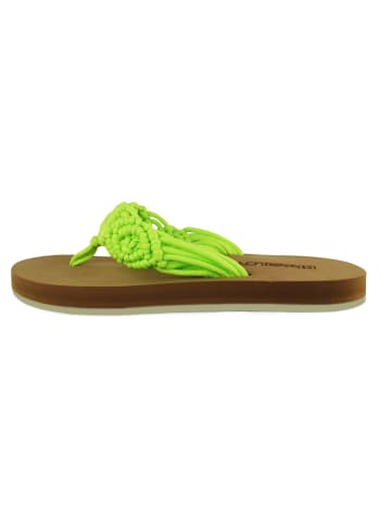 Brasileras Zehentrenner "Crochet" in Hellgrün