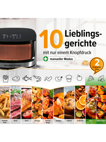 Gourmetmaxx GOURMETmaxx Digitale Heißluftfritteuse mit Touchdisplay & Timerfunktion - 7,5 l