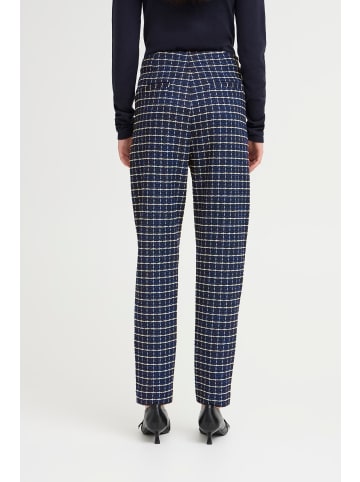 ICHI Freizeithose IHKATE Regular fit in PATRIOT BLUE CHECK