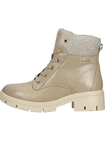 Jana Schnür-Stiefeletten für Damen in creme