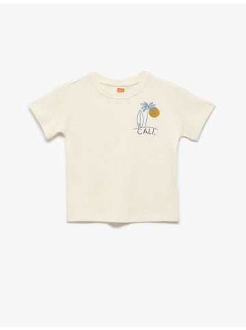 KOTON TSHIRT SS in Ekru